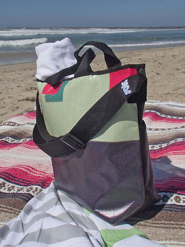 Up-Cycled Beach Tote Sole Handplanes