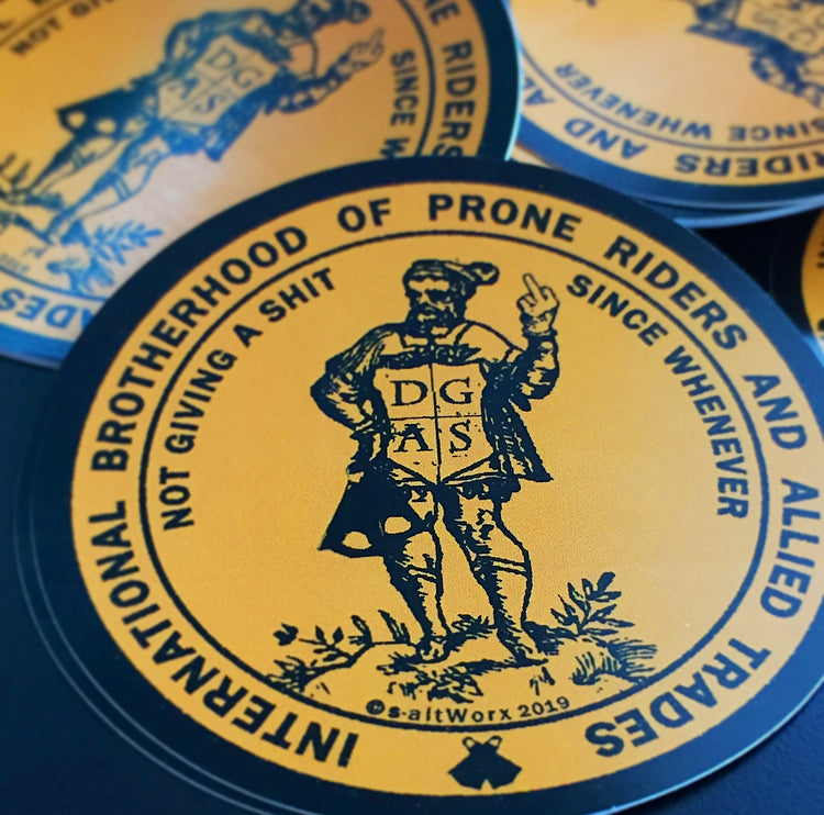 Allied Prone Riders Sticker Sole Handplanes